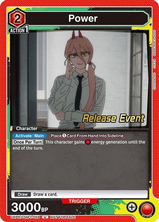 Power (059) (UE22BT/CSM-1-059) - UE22BT CHAINSAW MAN Release Event