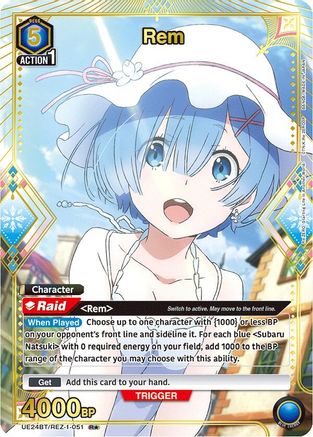 Rem (051) (R*) (UE24BT/REZ-1-051) - UE24BT ReZERO Starting Life in Another World Foil