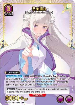 Emilia (088) (R*) (UE24BT/REZ-1-088) - UE24BT ReZERO Starting Life in Another World Foil