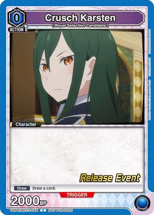 Crusch Karsten (055) (UEPR/REZ-1-055) - UE24BT ReZERO Starting Life in Another World Release Event Cards