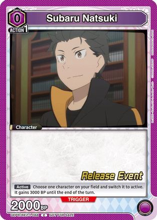 Subaru Natsuki (068) (UEPR/REZ-1-068) - UE24BT ReZERO Starting Life in Another World Release Event Cards