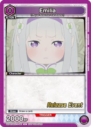 Emilia (081) (UEPR/REZ-1-081) - UE24BT ReZERO Starting Life in Another World Release Event Cards