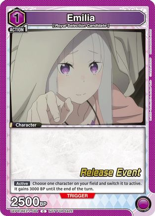 Emilia (084) (UEPR/REZ-1-084) - UE24BT ReZERO Starting Life in Another World Release Event Cards