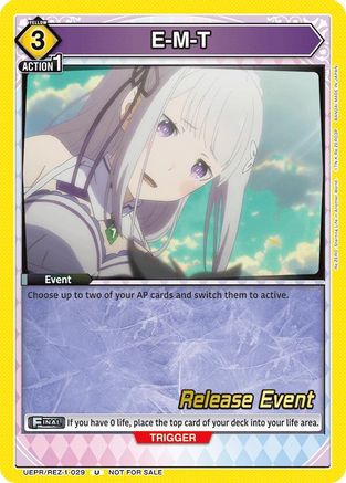 E-M-T (UEPR/REZ-1-029) - UE24BT ReZERO Starting Life in Another World Release Event Cards