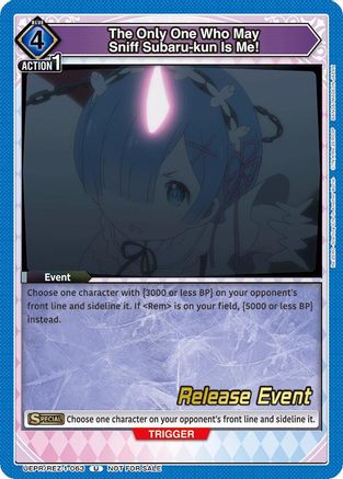 The Only One Who May Sniff Subaru-kun Is Me! (UEPR/REZ-1-063) - UE24BT ReZERO Starting Life in Another World Release Event Cards