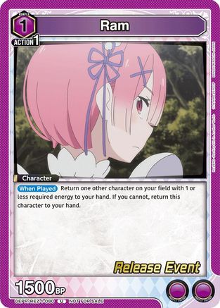 Ram (080) (UEPR/REZ-1-080) - UE24BT ReZERO Starting Life in Another World Release Event Cards