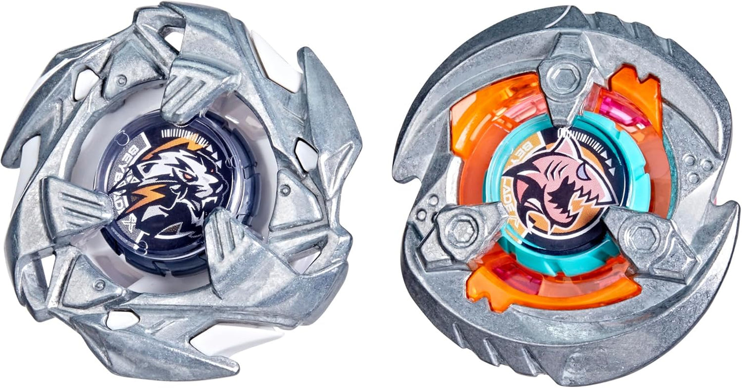 (Hasbro) Beyblade X Gill Shark 4-70O BX & Pearl Tiger 3-60U BX Dual Pack Set