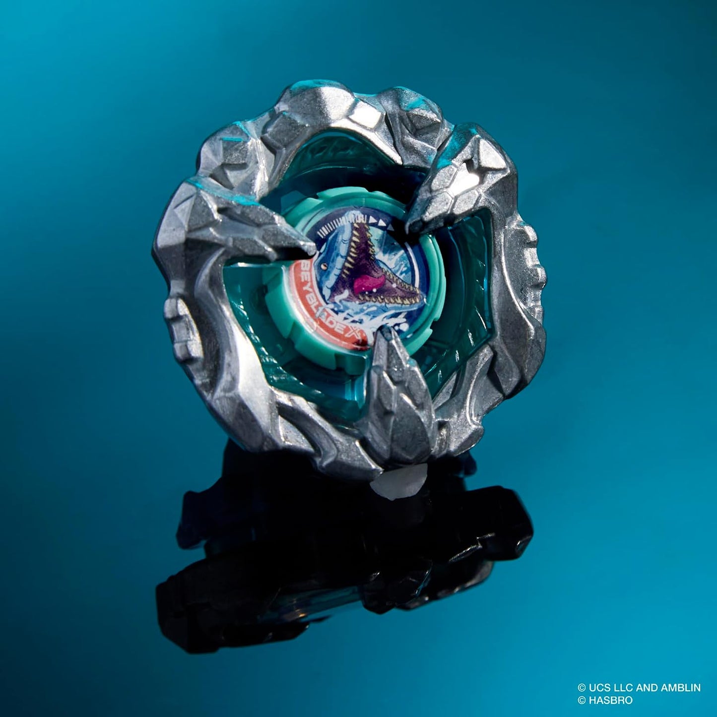 (Hasbro) Beyblade X Jurassic World Collab T. Rex vs. Mosasaurus Multipack Set