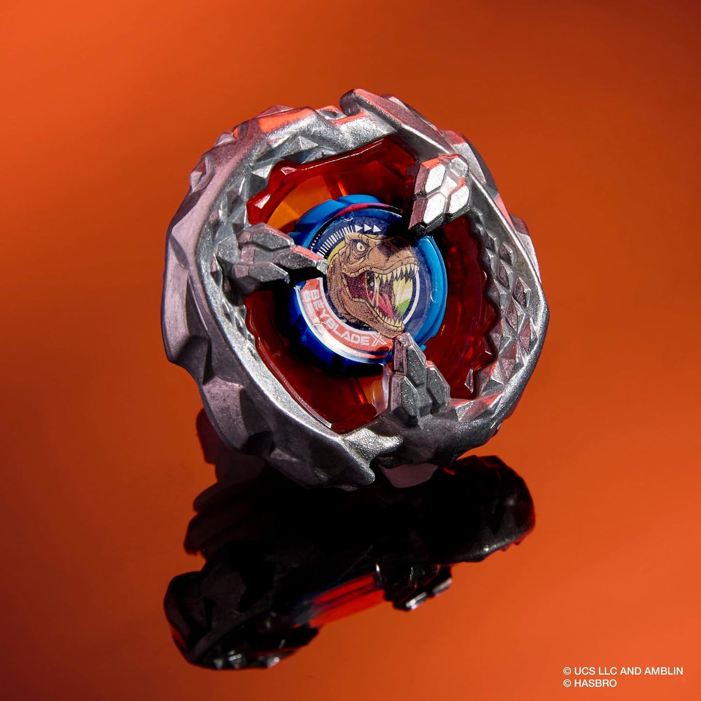 (Hasbro) Beyblade X Jurassic World Collab T. Rex vs. Mosasaurus Multipack Set