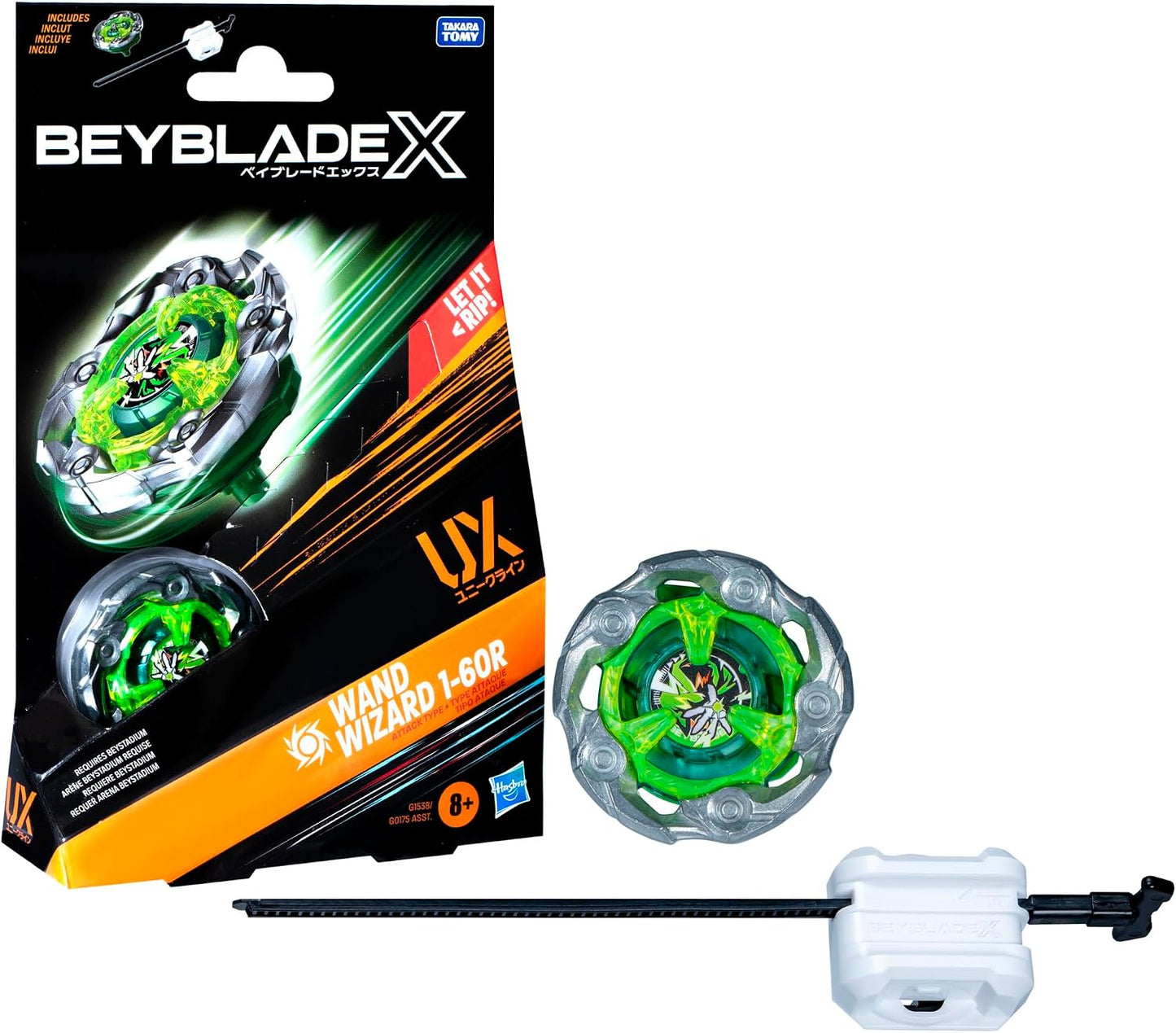 (Hasbro) Beyblade X - Wand Wizard 1-60R