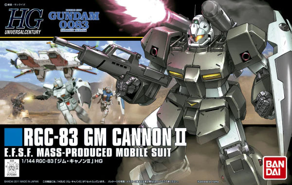 Bandai HGUC #125 1/144 GM Cannon II "Gundam 0083"