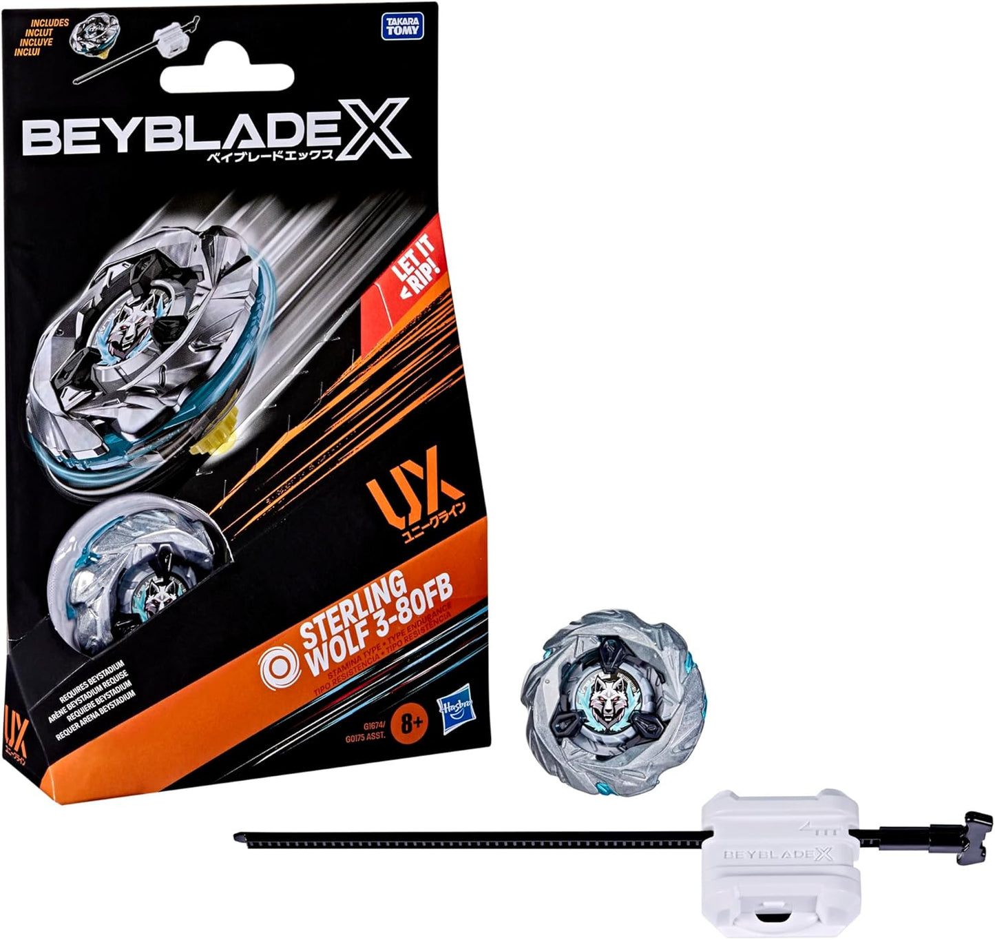 (Hasbro) Beyblade X - Sterling Wolf 3-80FB