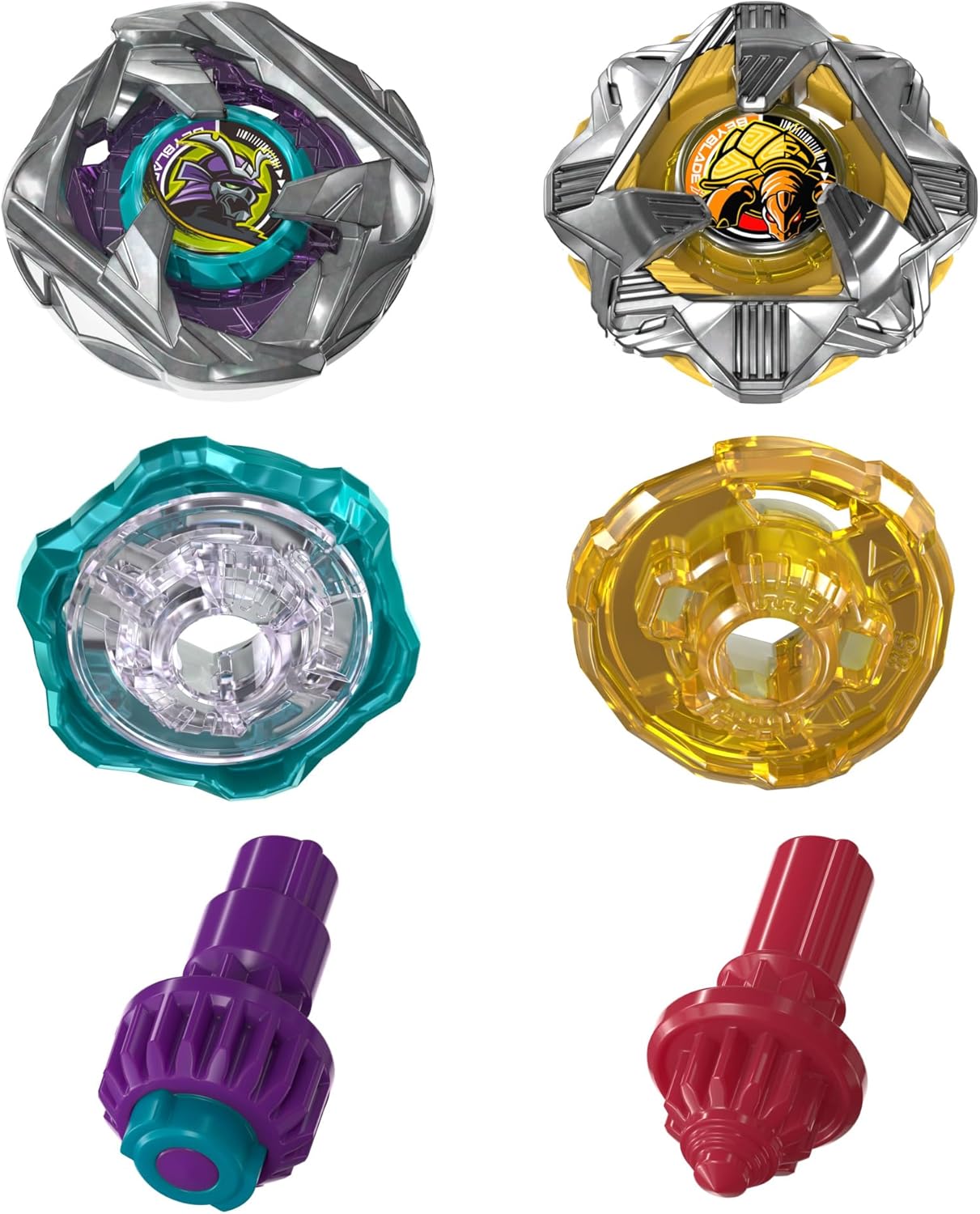 (Hasbro) Beyblade X Calibur Samurai 6-70M & Obsidian Shell 3-85S