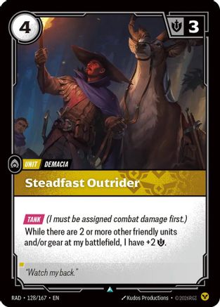 Steadfast Outrider (128/167) - Radiance