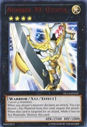 Number 39: Utopia (Red) (DL14-EN010) - Duelist League Promo Unlimited