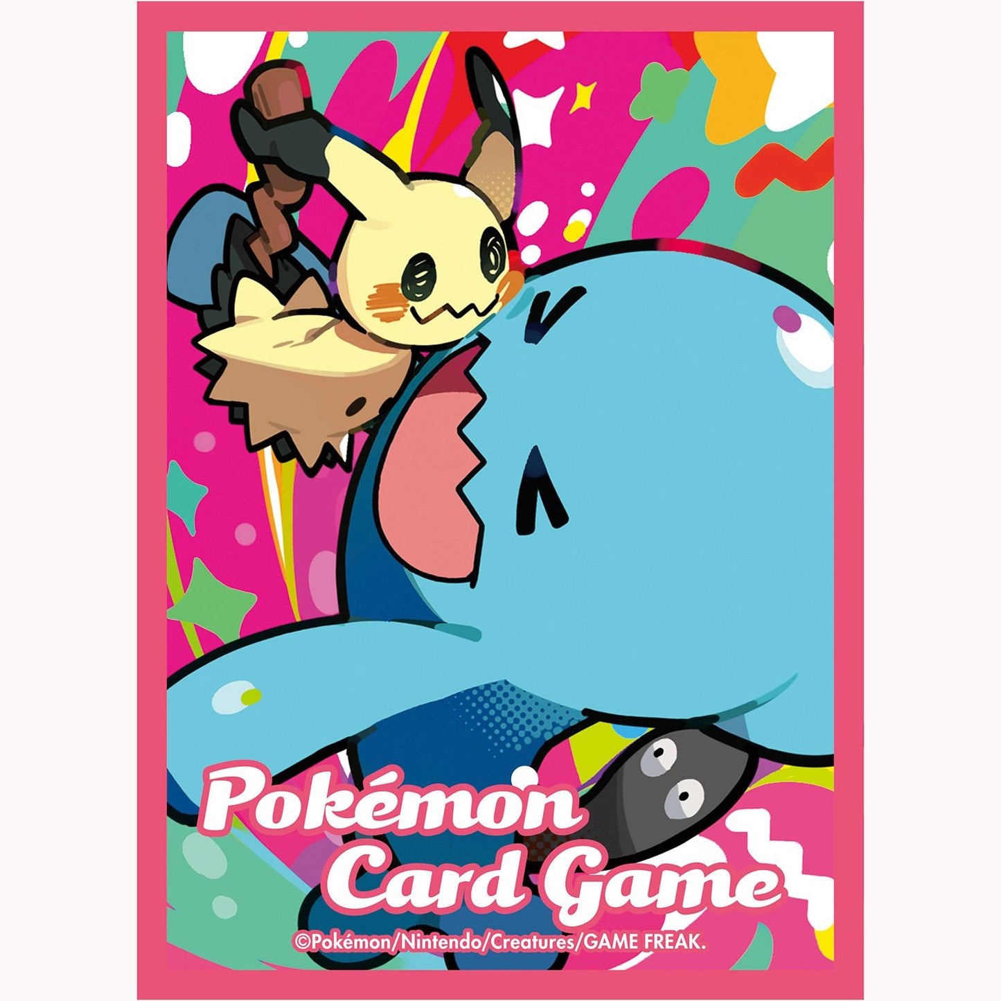 Pokémon Center Japan Official Sleeves: Mimikyu & Wobbuffet Sleeves [Pink]