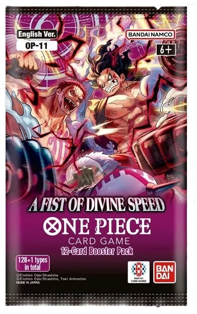 One Piece A Fist Of Divine Speed Booster Pack English (OP-11)