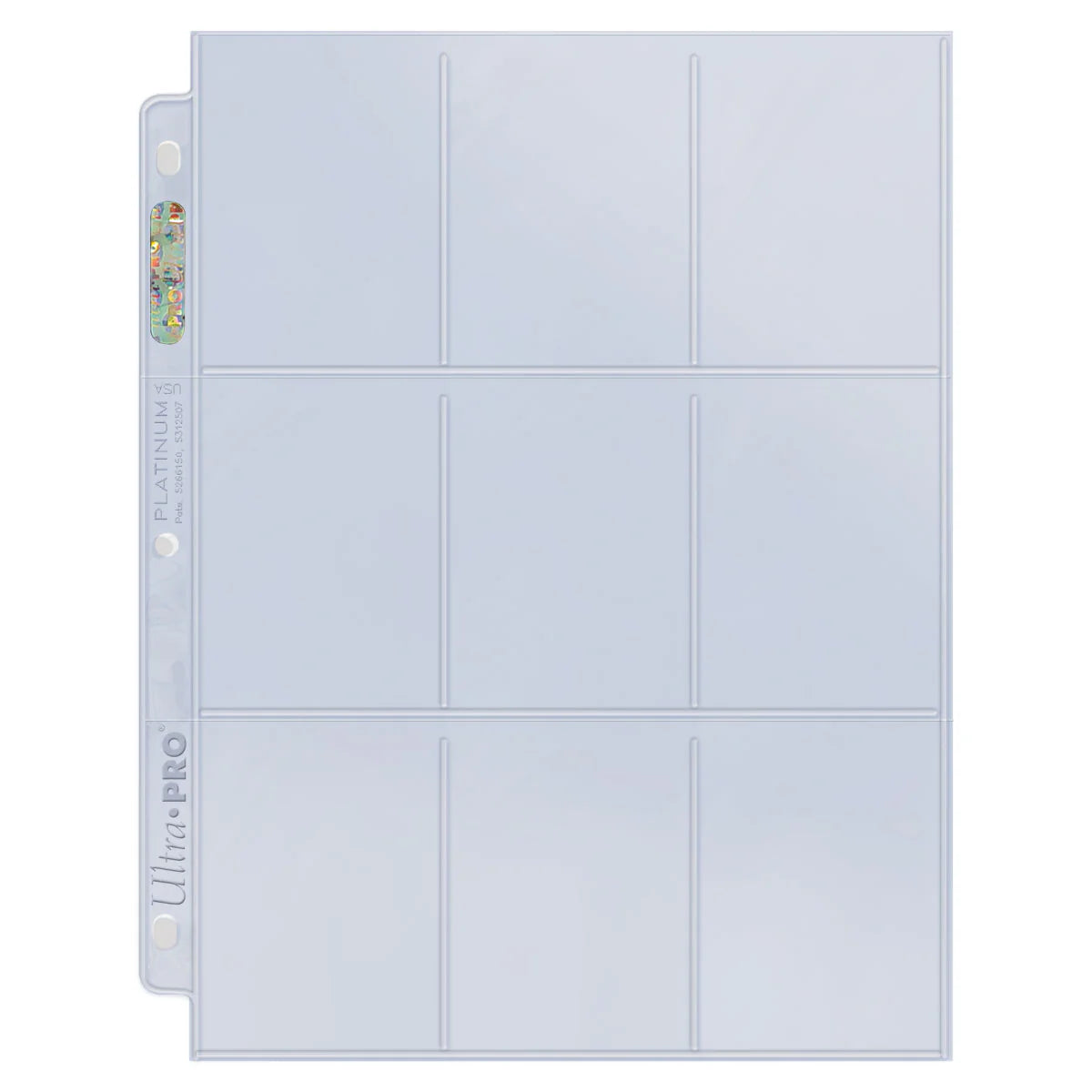 Ultra Pro - Platinum Series 9 Pocket Pages (100ct) for Cards and Photos