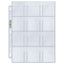 Ultra Pro - Platinum Series 9 Pocket Pages (100ct) for Cards and Photos