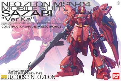 Bandai MG 1/100 Sazabi (Ver. Ka) 'Mobile Suit Gundam: Char's Counterattack'