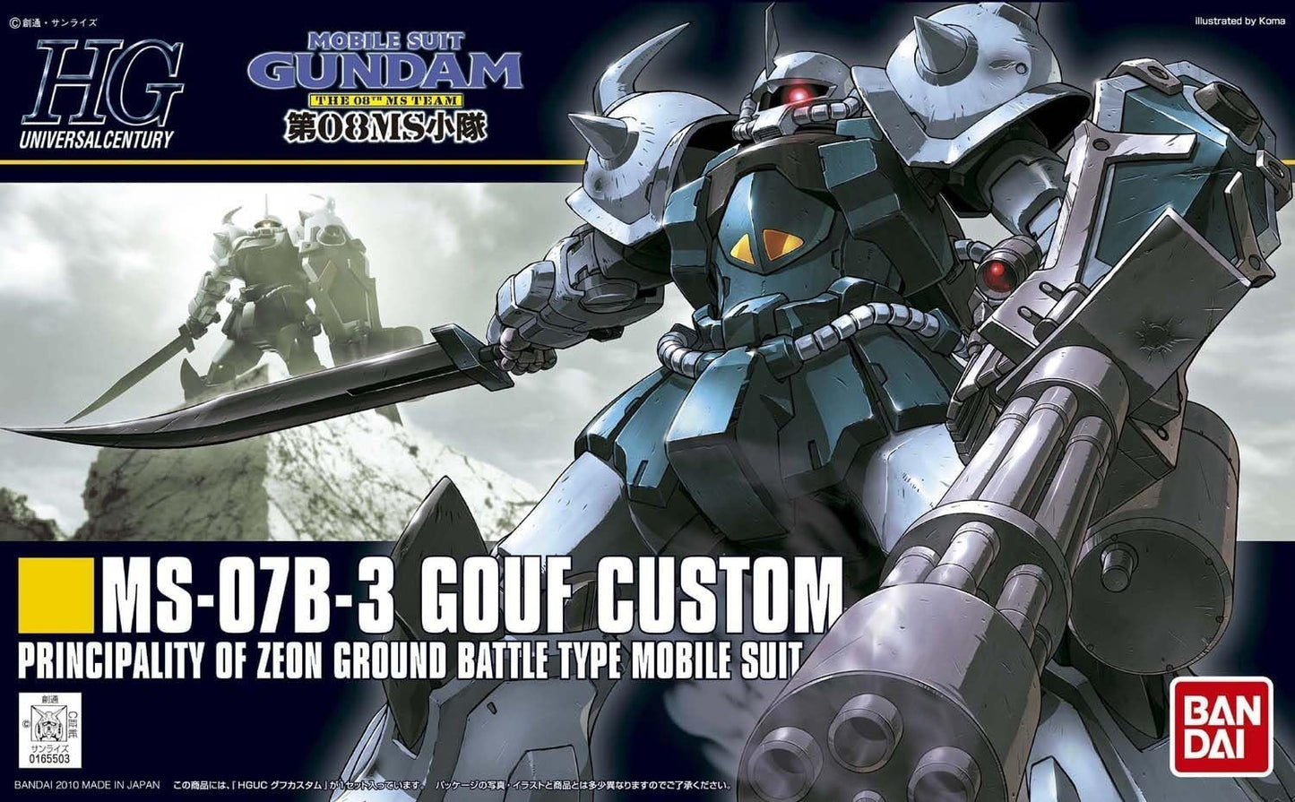 Bandai HGUC #117 1/144 MS-07B-3 Gouf Custom Gundam The 08th MS Team