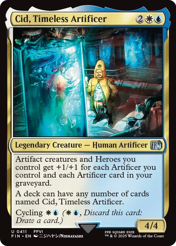 Cid, Timeless Artificer (FIN-411) [FINAL FANTASY] Foil