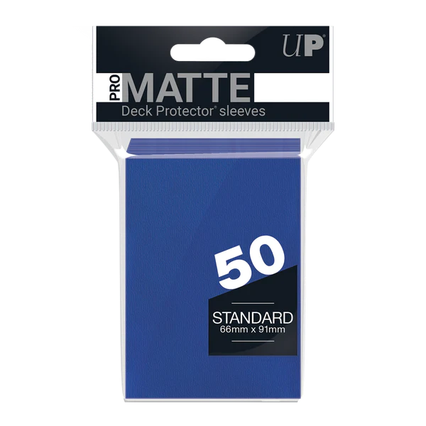 PRO-Matte Standard Deck Protector Sleeves (Blue)