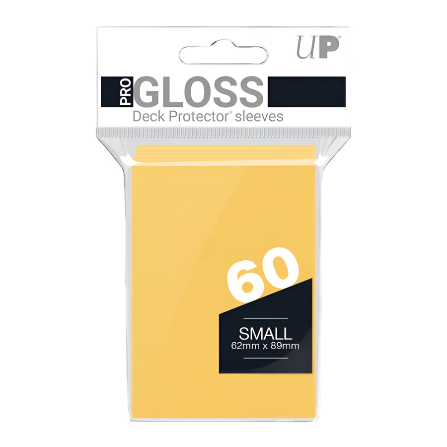 Ultra Pro - PRO-Gloss Small Yellow Deck Protector Sleeves (60pcs)