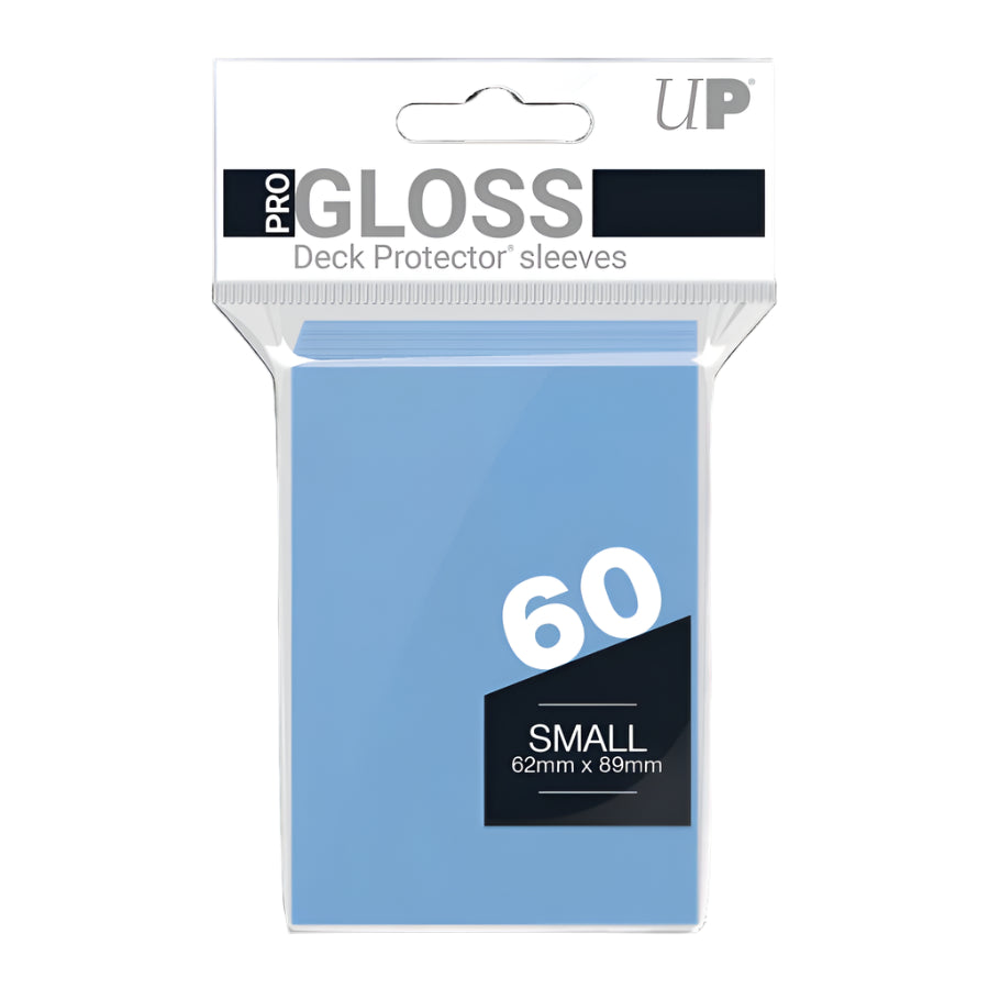 Ultra Pro - PRO-Gloss Small Light Blue Deck Protector Sleeves (60pcs)