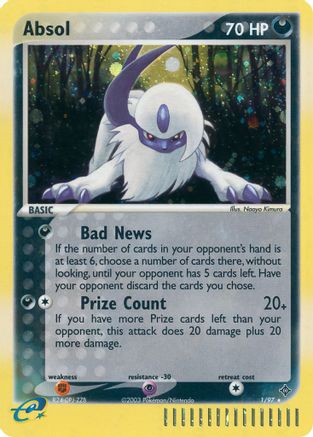 Absol/97 - Dragon Holofoil