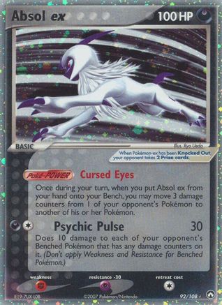 Absol ex 92/108 - Power Keepers Holofoil