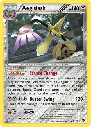 Aegislash (85)/146 - XY Base Set
