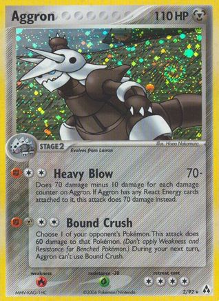 Aggron/92 - Legend Maker Holofoil