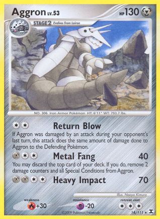 Aggron/111 - Rising Rivals Reverse Holofoil