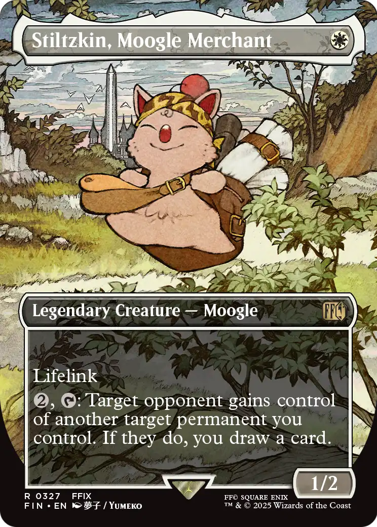 Stiltzkin, Moogle Merchant (Borderless) (FIN-327) [FINAL FANTASY]