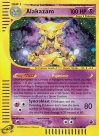 Alakazam (1)/165 - Expedition Holofoil