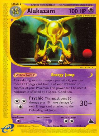 Alakazam (2)/144 - Skyridge