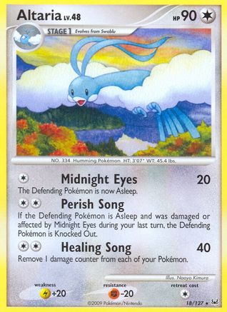 Altaria/127 - Platinum Reverse Holofoil