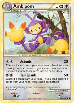 Ambipom/102 - Triumphant Reverse Holofoil