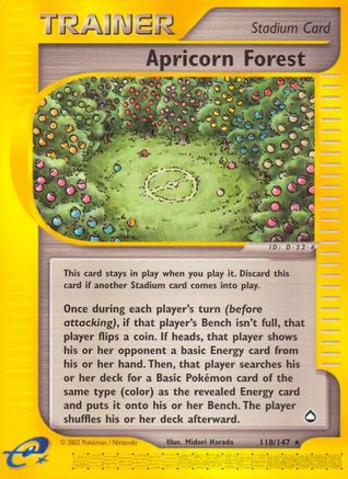 Apricorn Forest/147 - Aquapolis Reverse Holofoil