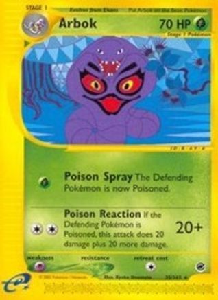 Arbok (35)/165 - Expedition Reverse Holofoil