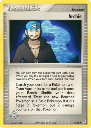 Archie/95 - Team Magma vs Team Aqua Reverse Holofoil
