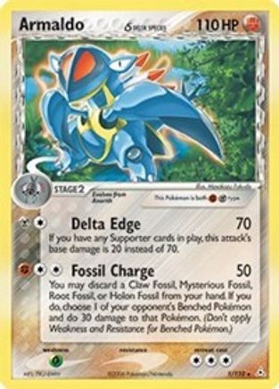 Armaldo (Delta Species)/110 - Holon Phantoms Reverse Holofoil