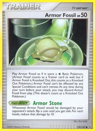 Armor Fossil/127 - Platinum Reverse Holofoil