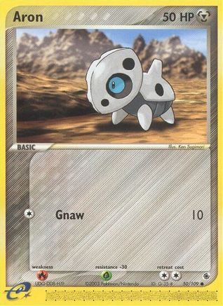 Aron - 50/109/109 - Ruby and Sapphire Reverse Holofoil