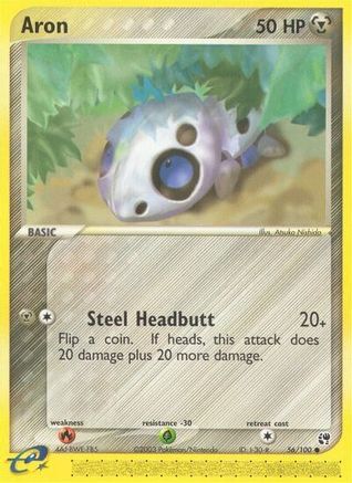 Aron/100 - Sandstorm Reverse Holofoil