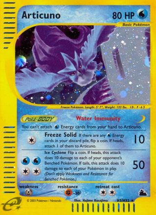 Articuno (H3)/144 - Skyridge Holofoil