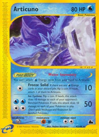 Articuno (4)/144 - Skyridge Reverse Holofoil