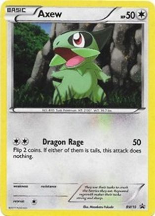 Axew - BW10/101 - Black and White Promos Holofoil