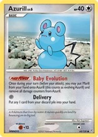 Azurill 69/130 - Diamond and Pearl Reverse Holofoil